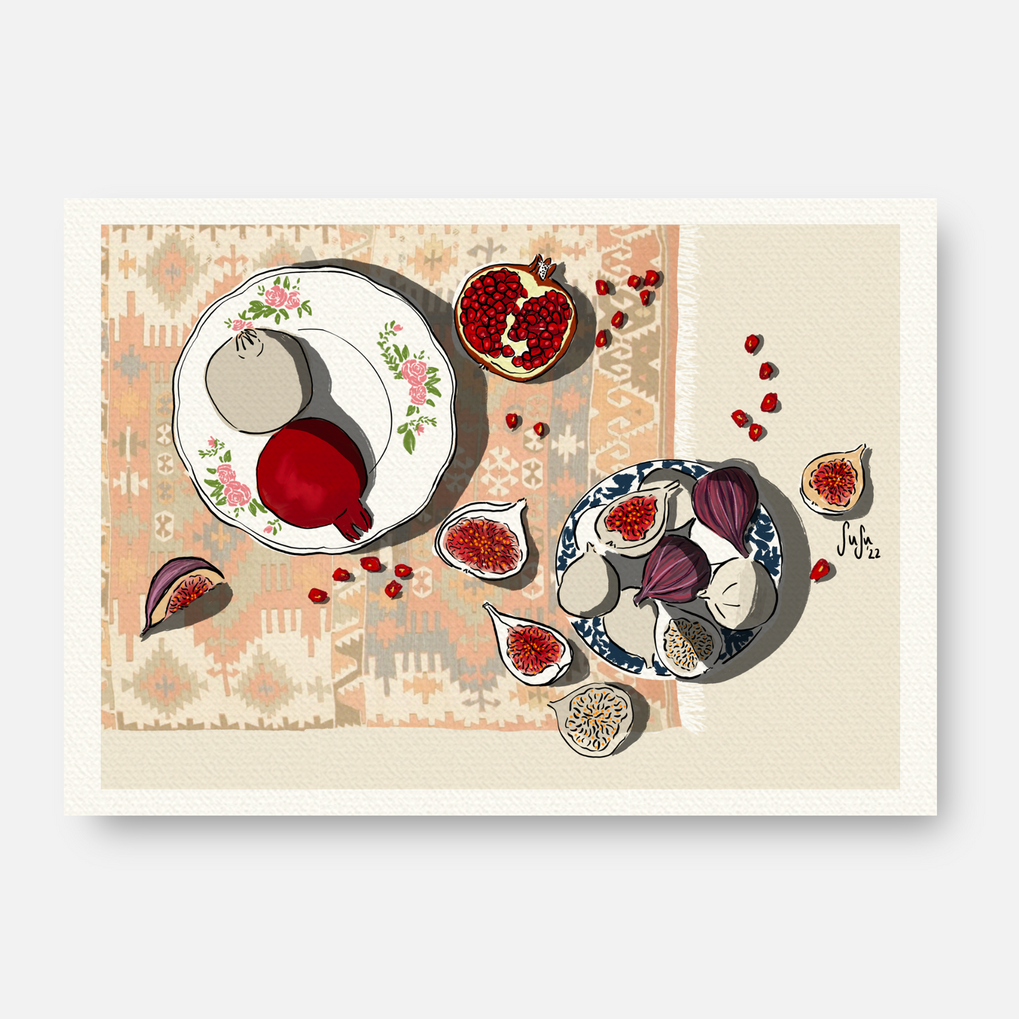 figs and pomegranate